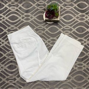 White cropped pants apt 9